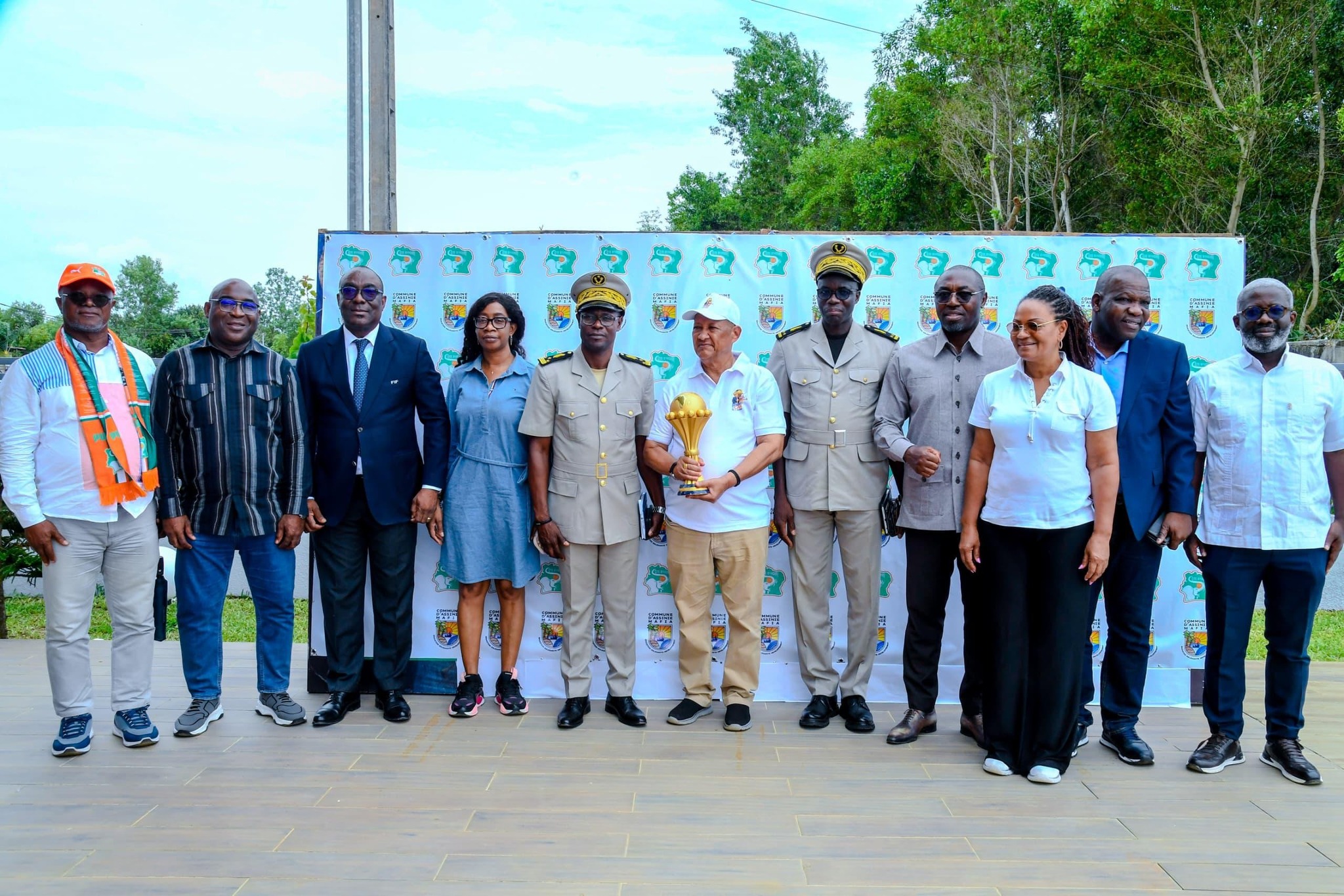 Tour CAN 2023 : Le Trophée était à Assinie